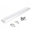 LED kampinis profilis N01, baltas, 2m, su dangteliu ir užbaigimais