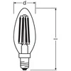 Osram LED lemputė LED TRIJŲ ŽINGSNIŲ DIM CLASSIC B 40 4 W/2700K E14