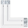 LED linijinio šviestuvo LINEAR INDIVILED kampinis sujungimas, baltas