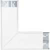 LED paviršinio/pakabinamo linijinio šviestuvo LINEAR INDIVILED kampinis sujungimas, baltas