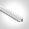 LED paviršinis profilis, baltas, 2m, 7901/W