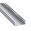Profilis aliuminis anoduotas LED juostoms platus, DUAL, 2m, LUMINES