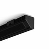LED profilio laikiklis 45-STN, juodas