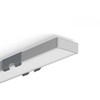 LED profilio MICRO-PLUS užbaigimo elementas, pilkas