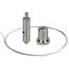 LED profilio pakabinimo rinkinys RD-1, sidabro sp.