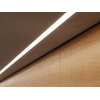 LUMINES Profilis aliuminis anoduotas LED juostoms įleidžiamas, priglaistomas, HIRO, 3m