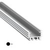 LED profilis INFERNO, juodas, 2m