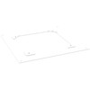 LED šviestuvo CANOPY COMPACT dangtelis, baltas