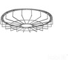 LED UFO šviestuvo ANICA 100W apsauginis tinklelis, plieno sp.