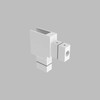 Linijinės sistemos EASY LINK bėgelio L formos sujungimas, baltas, K1002340B