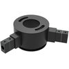 Linijinės sistemos PIPE L formos 120° kampo sujungimas, juodas, K1002147N