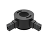 Linijinės sistemos PIPE L formos 90° kampo sujungimas, juodas, K1002141N