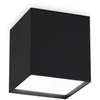 Lubinis šviestuvas Ideal Lux 10W LED lubinis paviršinis šviestuvas KUBIKO, juodas, 3000K, 303314