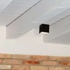 Lubinis šviestuvas Ideal Lux 10W LED lubinis paviršinis šviestuvas KUBIKO, juodas, 3000K, 303314