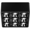 Lubinis šviestuvas 10W LED paviršinis šviestuvas Juodas FOSTER MICRO, juodas, 3000K