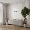 12W LED paviršinis šviestuvas ORELLA, juodos/aukso sp./skaidrus, 3000K