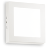 Lubinis šviestuvas 12W LED paviršinis šviestuvas UNIVERSAL SQUARE, baltas, 2700K, 342573