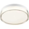 12W LED paviršinis šviestuvas FRISBI, matinės baltos sp., 3000/4000K, IP44, 01-3731
