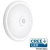 Lubinis šviestuvas 12W LED paviršinis šviestuvas, apvalus, baltas, 6400K, su judesio davikliu, CREE LED chip