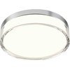 12W LED paviršinis šviestuvas FRISBI, chromo sp., 3000/4000K, IP44, 01-3727