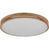 Lubinis šviestuvas 16W LED paviršinis šviestuvas ORBIS WOODBURRY, medienos sp., 3000K, dimeriuojamas