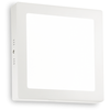 Lubinis šviestuvas 17W LED paviršinis šviestuvas UNIVERSAL SQUARE, baltas, 2700K, 342597