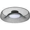Lubinis šviestuvas 18,5W LED paviršinis šviestuvas MESH, juodas, 3000K