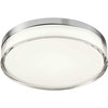18W LED paviršinis šviestuvas FRISBI, chromo sp., 3000/4000K, IP44, 01-3728