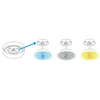 Lubinis šviestuvas 18W LED paviršinis šviestuvas KARIS, CCT, baltas, IP44