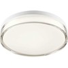 18W LED paviršinis šviestuvas FRISBI, matinės baltos sp., 3000/4000K, IP44, 01-3732