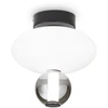 Lubinis šviestuvas Ideal Lux 18W LED paviršinis šviestuvas LUMIERE, baltos/juodos sp., 3000K, 314228