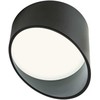 Lubinis šviestuvas 18W LED paviršinis šviestuvas UTO, matinės juodos sp., 3000K, 01-1630