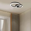 Lubinis šviestuvas V-tac 20W LED paviršinis šviestuvas, juodas, 3000K