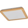 Lubinis šviestuvas 22W LED paviršinis vonios šviestuvas ORBIS DISC, medienos sp., 3000/4000K, IP44