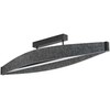 Lubinis šviestuvas 23W LED paviršinis šviestuvas FLAT FELT, tamsiai pilkas, 3000K