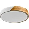 24W LED paviršinis šviestuvas NASTRO, medžio/baltos sp., 3000K