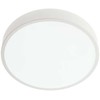 Lubinis šviestuvas 24W LED paviršinis šviestuvas KNOB, matinės baltos sp., 3000/6500K