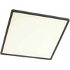 Lubinis šviestuvas 24W LED plafonas MEMO, matinės juodos sp., 3000K
