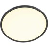 Lubinis šviestuvas 24W LED plafonas MEMO, matinės juodos sp., 3000K
