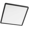 24W LED plafonas MEMO, matinės juodos sp., 3000/4000/6500K, IP54
