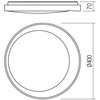 Lubinis šviestuvas 24W LED plafonas PADDY, matinės baltos/aukso sp., 4000K