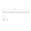 24W LED šviestuvas WARS 2x60 4000K