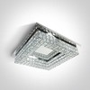 Lubinis šviestuvas 24W paviršinis šviestuvas, chromo sp., 3000K, 62184B/C/W