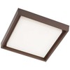 25W LED paviršinis lauko šviestuvas BEZEL, tamsiai rudas, 3000K, IP54, 9188