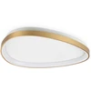 Lubinis šviestuvas Ideal Lux 28W LED paviršinis šviestuvas GEMINI, žalvario sp., 3000K, dimeriuojamas, 328966