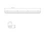 27W LED šviestuvas WARS 2x60 SA 3H MT 4000K