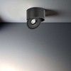 Lubinis šviestuvas V-tac 28W LED paviršinis šviestuvas, juodas, 3000-6400K
