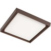 30W LED paviršinis lauko šviestuvas BEZEL, tamsiai rudas, 3000K, IP54, 9191