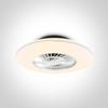 Lubinis šviestuvas 30W LED reguliuojamas CCT lubų šviestuvas su 35W 6 greičių ventiliatoriumi, baltas, 24002/W