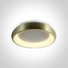 Lubinis šviestuvas 30W LED vidaus plafonas, šlifuoto žalvario sp., 2700/3000/4000K, dimeriuojamas, 62134N/BBS/V